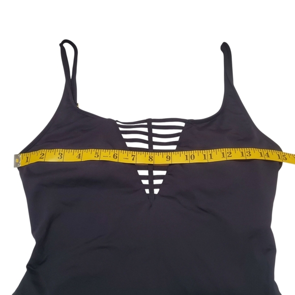 La Blanca Black One Piece Swimsuit Cutout Black 10 Bathing Suit Sexy - Picture 10 of 16